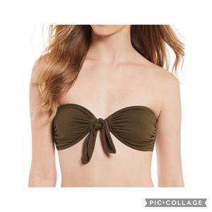 Free People Olive Bandeau Top NWT Sz Large